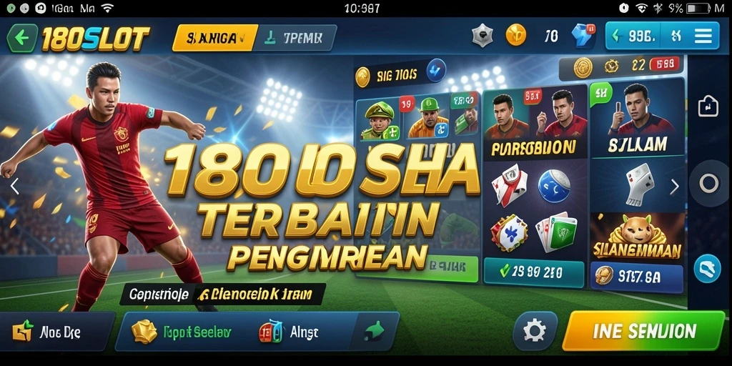 Tampilan gameplay menarik dari aplikasi Sportsbook 180SLOT.