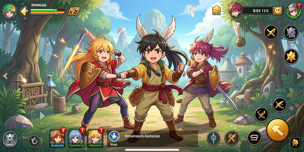 Tampilan gameplay <strong>DEWANAGA77</strong> yang menakjubkan dan penuh aksi.