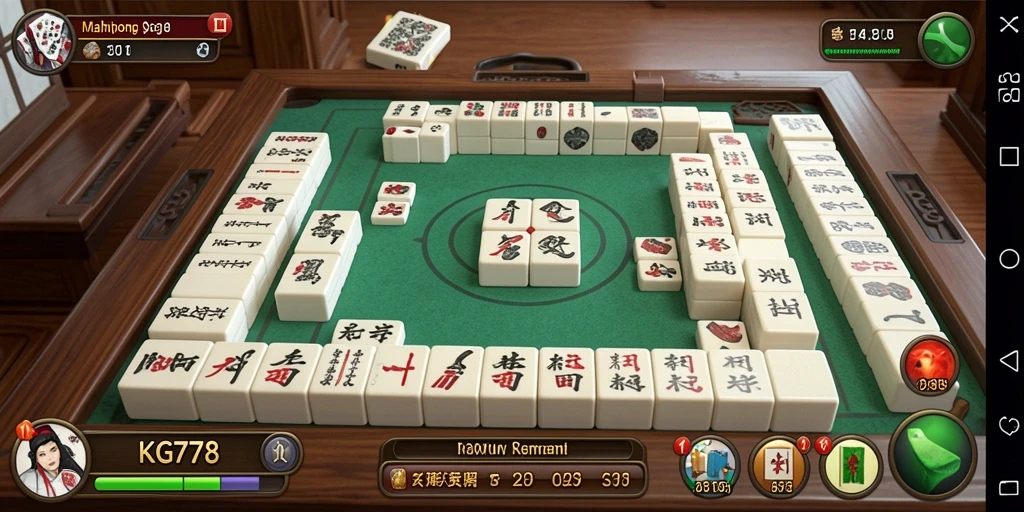 Tampilan gameplay seru dari game Mahjong KG778.