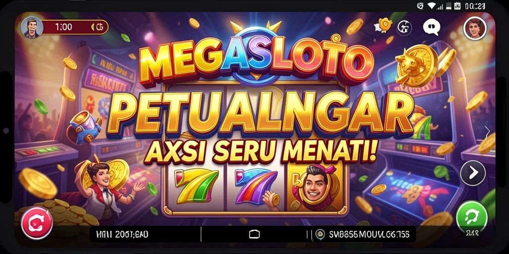 Tampilan gameplay seru dan menegangkan dalam MEGASLOTO.