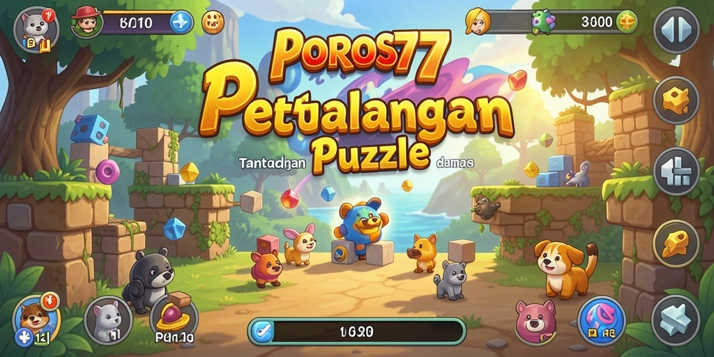 Tangkapan layar POROS77 dengan tampilan gameplay yang menantang dan seru.